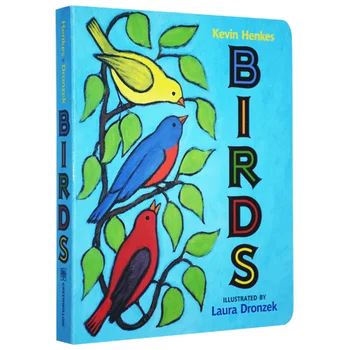 Ptice Kevin Henkes, otroških knjig, starih 3 4 5 6, angleška slikanica, 9780062573056