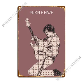 Purple Haze Kovinske Plošče, Plakat, Garaža Stenski Dekor Jama Klasičnih Tin Prijavite Plakat