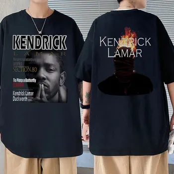 Rapper Kendrick Lamar Ponižni Hip Hop Grafika, Tiskanje Tshirt Moški Priložnostne Letnik Tees Ulične Moda za Moške Prevelik T-majice