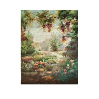 Ročno Poslikane IMPRESIONIZMA Klasične Letnik Krajine Cvetje Oljna slika Reprodukcija na Platno Wall Art Dom Dekor