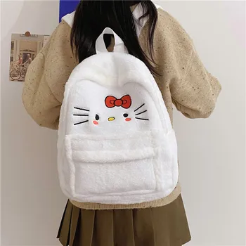 Sanrioed Hello Kitty Anime Srčkan Otrok Nahrbtnik Schoolbags Študent Risanka Potovalna Torba za Rojstni dan Darilo za Prijatelja