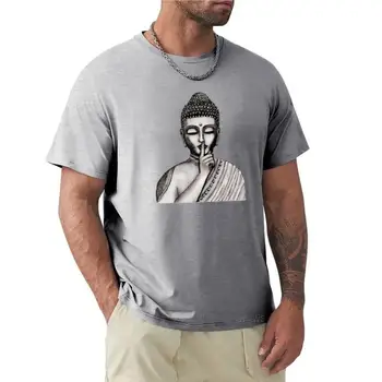 Shh ... ne moti - Buda - Nove T-Shirt zabavne majice T-shirt kratke majice grafični tees velik in visok t srajce za moške