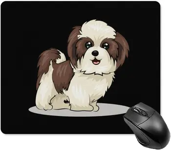Shih Tzu je Pes Mouse Pad Non-Slip Računalniško Miško Mat Mousepad z Gumo, ki je Osnova za Office Home Prenosni Računalnik Gaming 20 * 25 cm