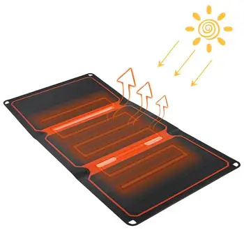 Solarni Polnilnik USB Nepremočljiva Prostem Sončne celice, S Sončne Baterije Banka 21W Solarni Polnilec za Baterije Sončne celice, Sončne Baterije