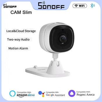 SONOFF CAM Slim nadzorna Kamera dvosmerni Avdio IP Kamero Sledenje Gibanja WiFi Kamera 1080P HD Varnostne Kamere Preko EWeLink