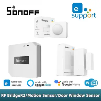 SONOFF RF Bridge Wireless Gateway R2 433MHz RF Wi-Fi Smart Home Security Podporo DW2-RF PIR3-RF Tipalo Prek EWeLink Alexa