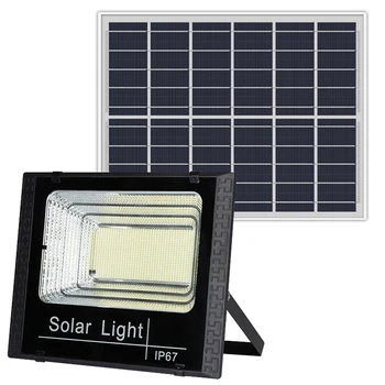 Sončne Poplav Luči Daljinski upravljalnik 100W Solar Powered Pozornosti na Prostem Nepremočljiva IP67 Trajne