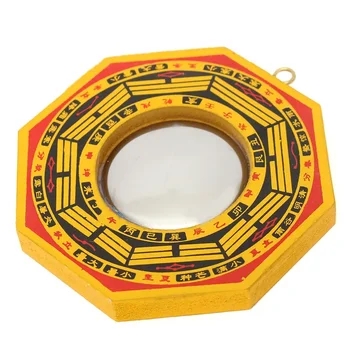 Srečen Kitajski Dent Konveksna Bagua FengShui Ogledalo Taoist Talisman Energy Doma Dekoracijo Ornament