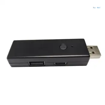 Tipkovnice Miške Pretvornik Gamepad Priključek Združljiv za igralne Konzole Prenosni Bluetoothcompatible Sprejemnik USB Adapter
