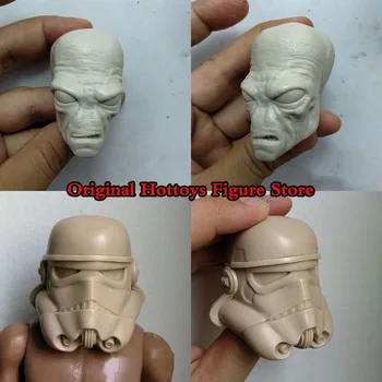 Unpaint 1/12 Moški Vojak Cad Bane Glavo Skulptura Star Wars Elite Praetorian Stražar, Vodja Carving Za 6-palčni Akcijska Figura Model