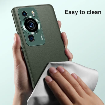 Uradni Primeru za Huawei P60 Telefon primerih Izvirniku 360 Popolno zaščito Mat Hrbtni pokrovček Super tanek Fotoaparat All inclusive Coque