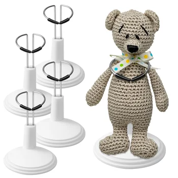 Ustvarjalne Lutka Nosilec za Podporo Prenosni medvedek Stojala za Modne Lutke Shranjevanje Rack za Domačo Belo 10 cm 30 cm