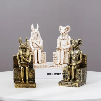 Velikonočni dar dekoracijo ustvarjalne Egiptovski spominek doma umetnost, vintage tabela živali smolo čezmejnih okraski