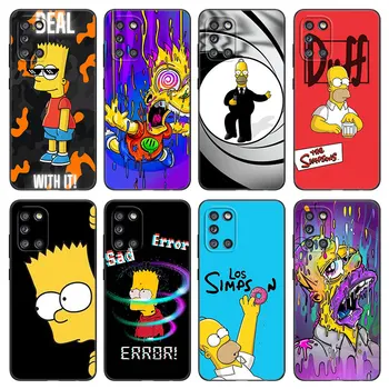 Vroče Simpsons Fantje Primeru Telefon Za Samsung Galaxy A01 A03 Jedro A02 A10 A20 S A11 A20E A30 A40 A41 A5 2017 A6 A8 Plus A7 2018 Pokrov