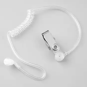 Walkie Talkie Oprema Za Zaščito Pred Sevanjem Ni Enostavno, Da Zrak Kanalski Slušalke Trajne Prosojni Barvi Kolutu Slušalke