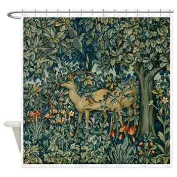 William Morris Zelenja, Dekorativne Tkanine, Tuš Zavese