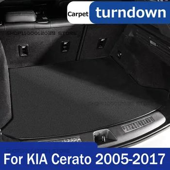 Za KIA Cerato 3 Prevoz 2005 - 2017 Prtljažniku Avtomobila Mat AUTO Rep Boot Pladenj Linijskih Tovora Preprogo Ploščica Primerna za Shranjevanje Zaščitne Blazine