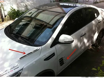 Za Mitsubishi Outlander LancerEX ASX Karoserija strani zraka vent nalepke, Dekorativne veter neto Dekorativne nalepke stanja Avto styling