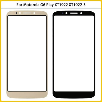 Za Motorola G6 Igrajo XT1922 XT1922-3 XT1922-4 Zaslon na Dotik LCD Sprednji Zunanji Steklena Plošča Objektiv TouchScreen Kritje Ne OCA Zamenjati