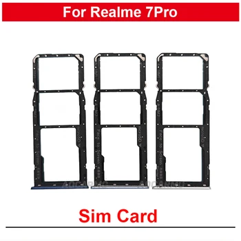 Za Realme 7 Pro 7Pro Kartice Sim Pladenj Sim kartice MicroSD Nosilec Vtičnice, v Režo za Nadomestne Dele