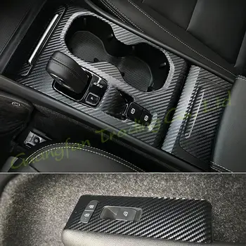 Za Volvo XC40 2020 Avto-Styling 3D/5D Ogljikovih Vlaken Avto Notranjosti sredinski Konzoli Barva Oblikovanje Nalepke Nalepke Deli, dodatna Oprema