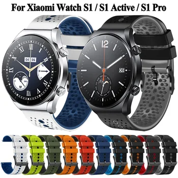 Zamenjajte 22 mm Trak Za Xiaomi Watch S1/S1 Aktivna/S1 Pro Smartwatch Band Zapestnica mi Watch2 Pro/S2/S3/Color Pašček za Zapestje