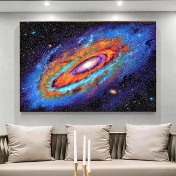 Zunanji Prostor Galaxy Plakatov in Fotografij Z Lepo Pokrajino Vesolja Platno Stensko Slikarstvo v slikah, Doma Dekoracijo