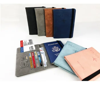 Čezmejno hot spot RFID potni list vrečko potovalna denarnica multi-funkcijo lahko vstavite kartico SIM ID vrečko usnjena torbica, ki je imetnik potnega lista